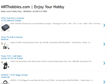 Tablet Screenshot of mrthobbies.com